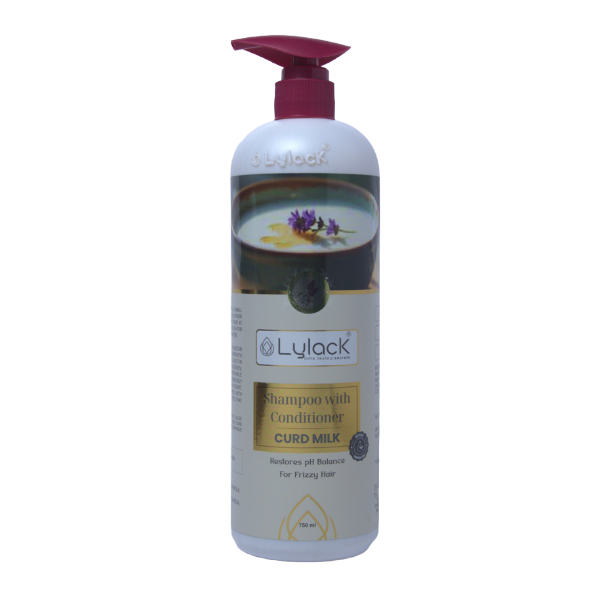 LYLACK SHAMPOO WITH CONDITIONER ( CURD MILK) 750 ML